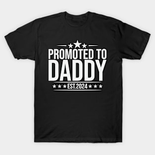 Promoted To Daddy Est 2024 T-Shirt